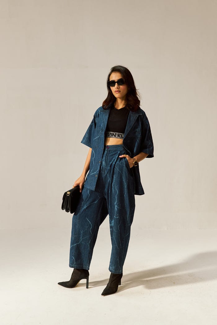 DEBB FEMME CO-ORD SET SPACELINES