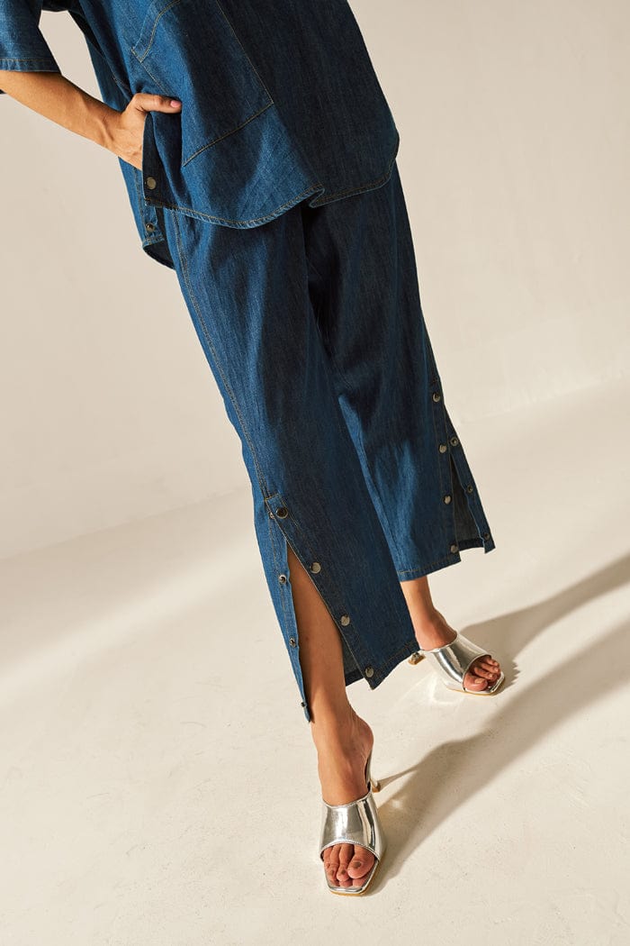 DOLLA CO-ORD SET IN DARK DENIM SPACELINES