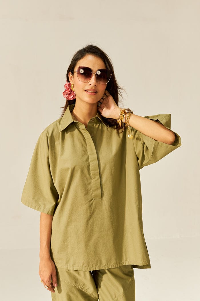 IKIGAI ALOE CO-ORD SET SPACELINES