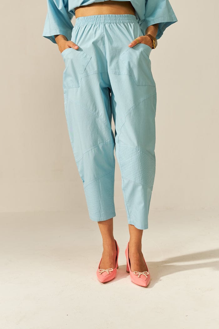 IKIGAI AZURE CO-ORD SET SPACELINES