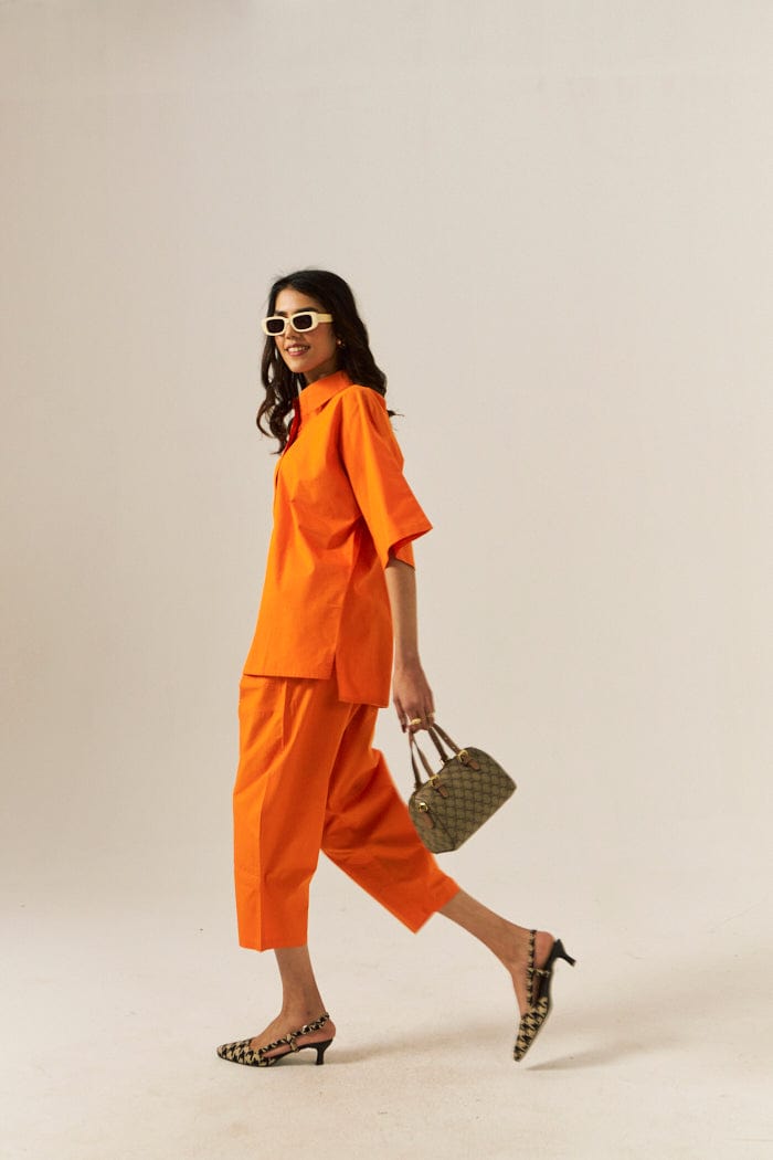 IKIGAI PERSIMMON CO-ORD SET SPACELINES