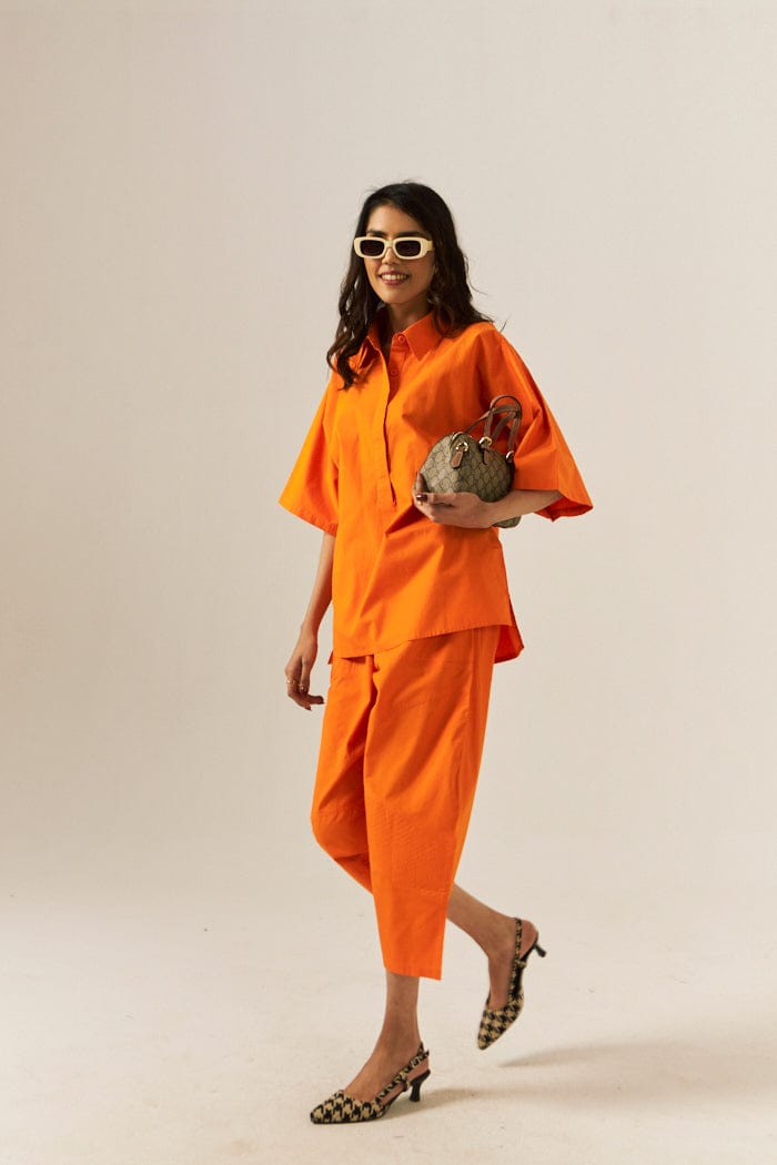 IKIGAI PERSIMMON CO-ORD SET SPACELINES