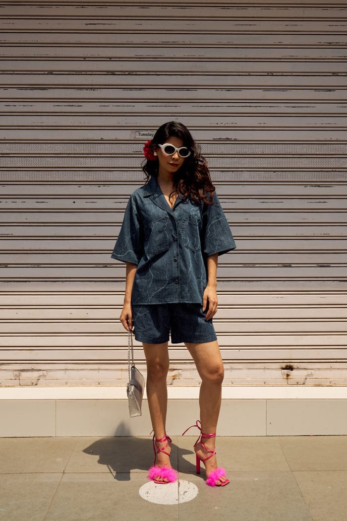 KIMCHI CO-ORD SET SPACELINES