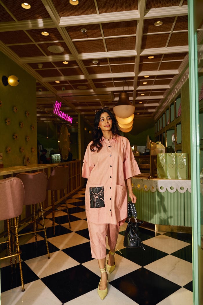 LAVASA CORAL CO-ORD SET SPACELINES