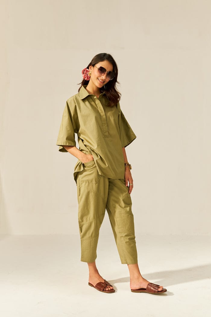 IKIGAI ALOE CO-ORD SET SPACELINES