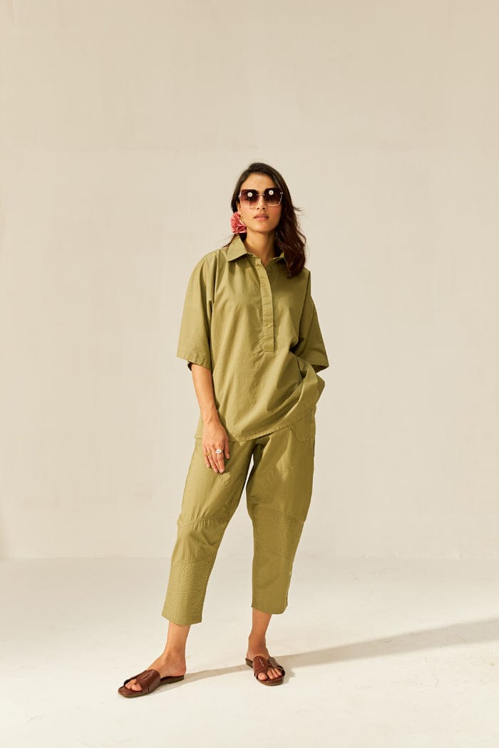 IKIGAI ALOE CO-ORD SET SPACELINES