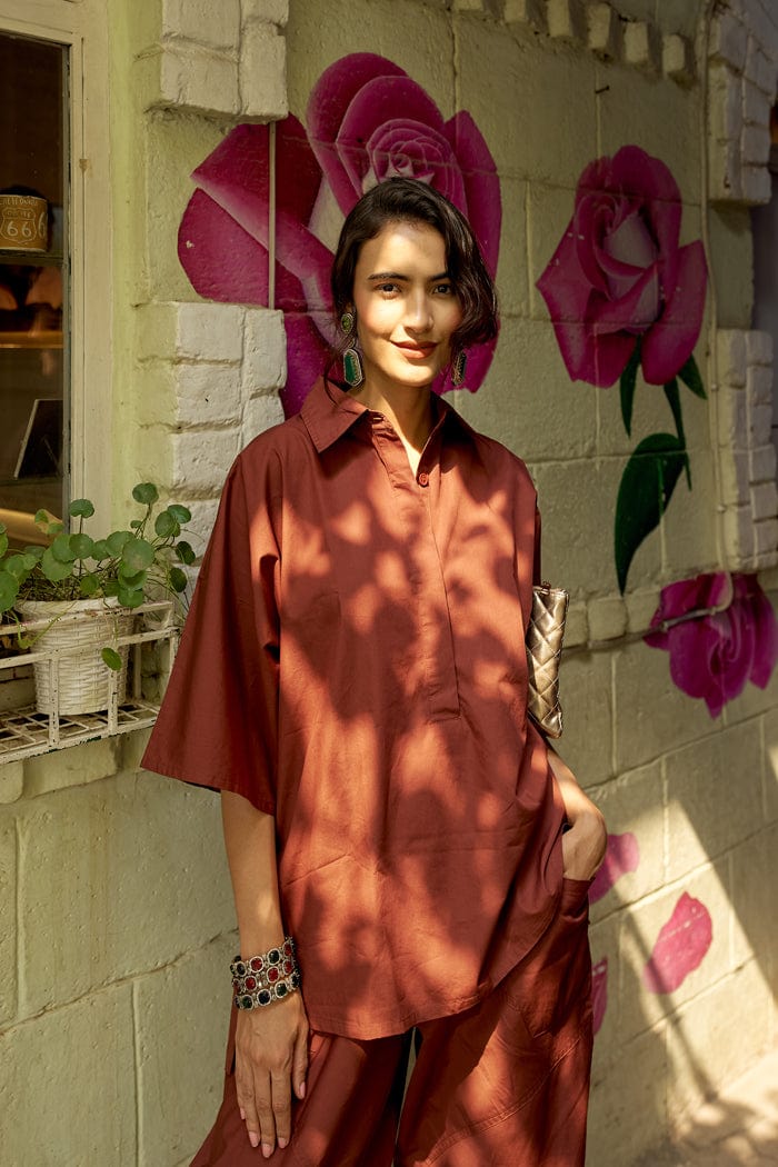 IKIGAI DOWNTOWN CO-ORD SET SPACELINES