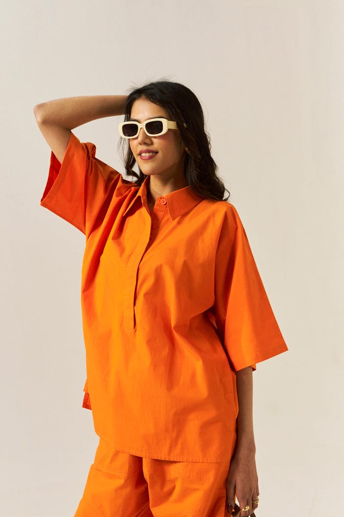 IKIGAI PERSIMMON CO-ORD SET SPACELINES