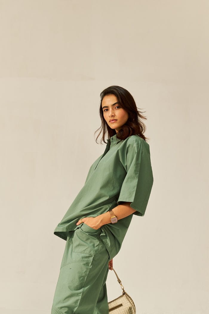 IKIGAI SEA SPRAY CO-ORD SET SPACELINES