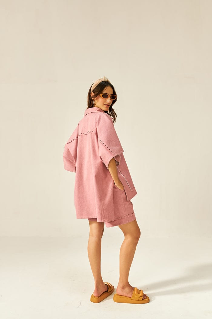 LYCHEE MINI KAFTAN  CO-ORD SET SPACELINES