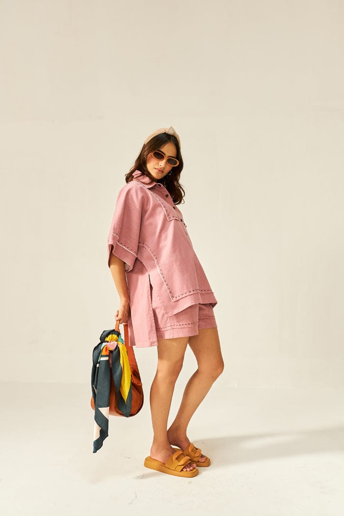 LYCHEE MINI KAFTAN  CO-ORD SET SPACELINES