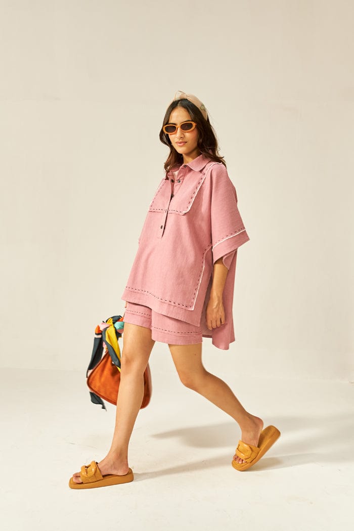 LYCHEE MINI KAFTAN  CO-ORD SET SPACELINES