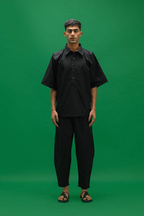 IKIGAI BLACK MENS' CO-ORD SET