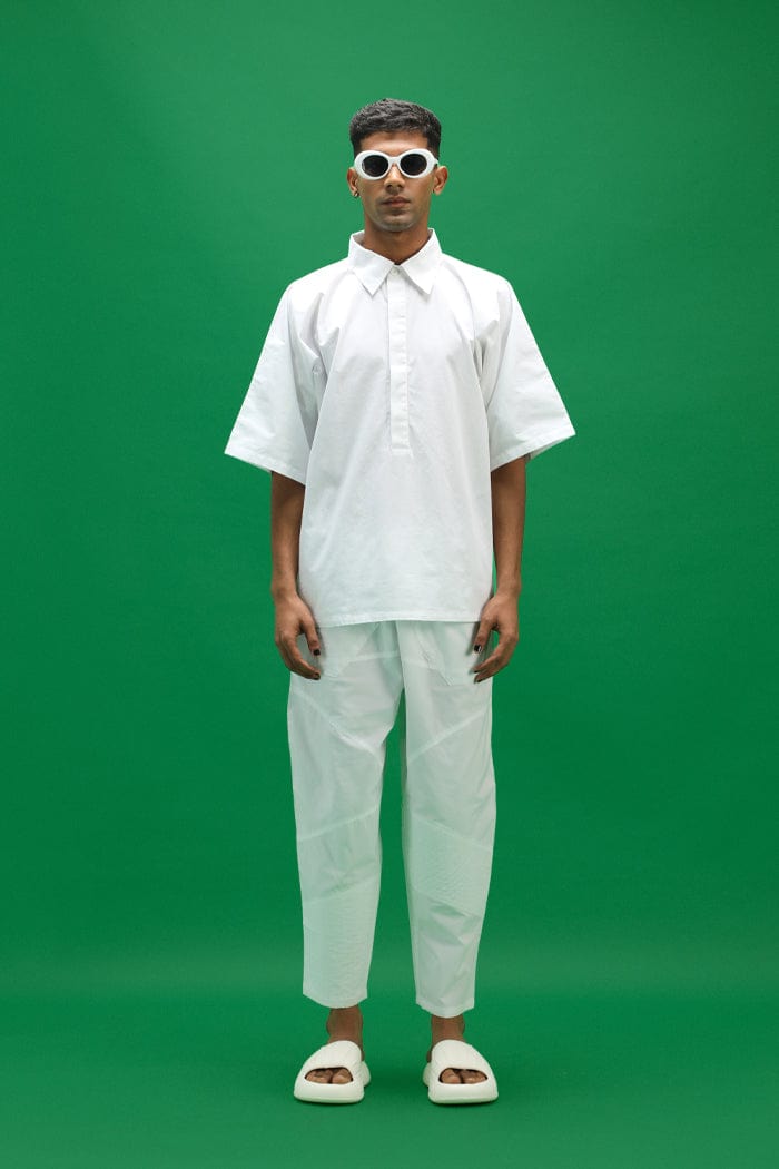 IKIGAI WHITE MENS' CO-ORD SET