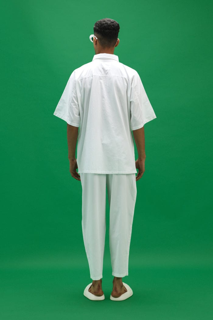 IKIGAI WHITE MENS' CO-ORD SET